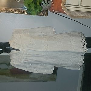 White eyelet lace dress by universal thread.